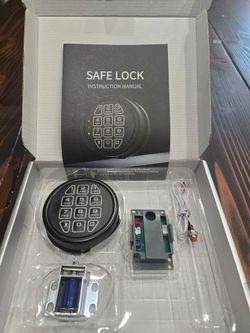 New Rifle safe lock and keypad