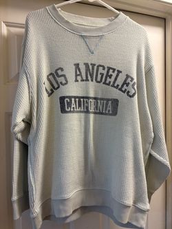 Aerie Waffle Knit “Los Angeles, California” Top – Size M