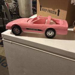 Old Barbie Corvette 