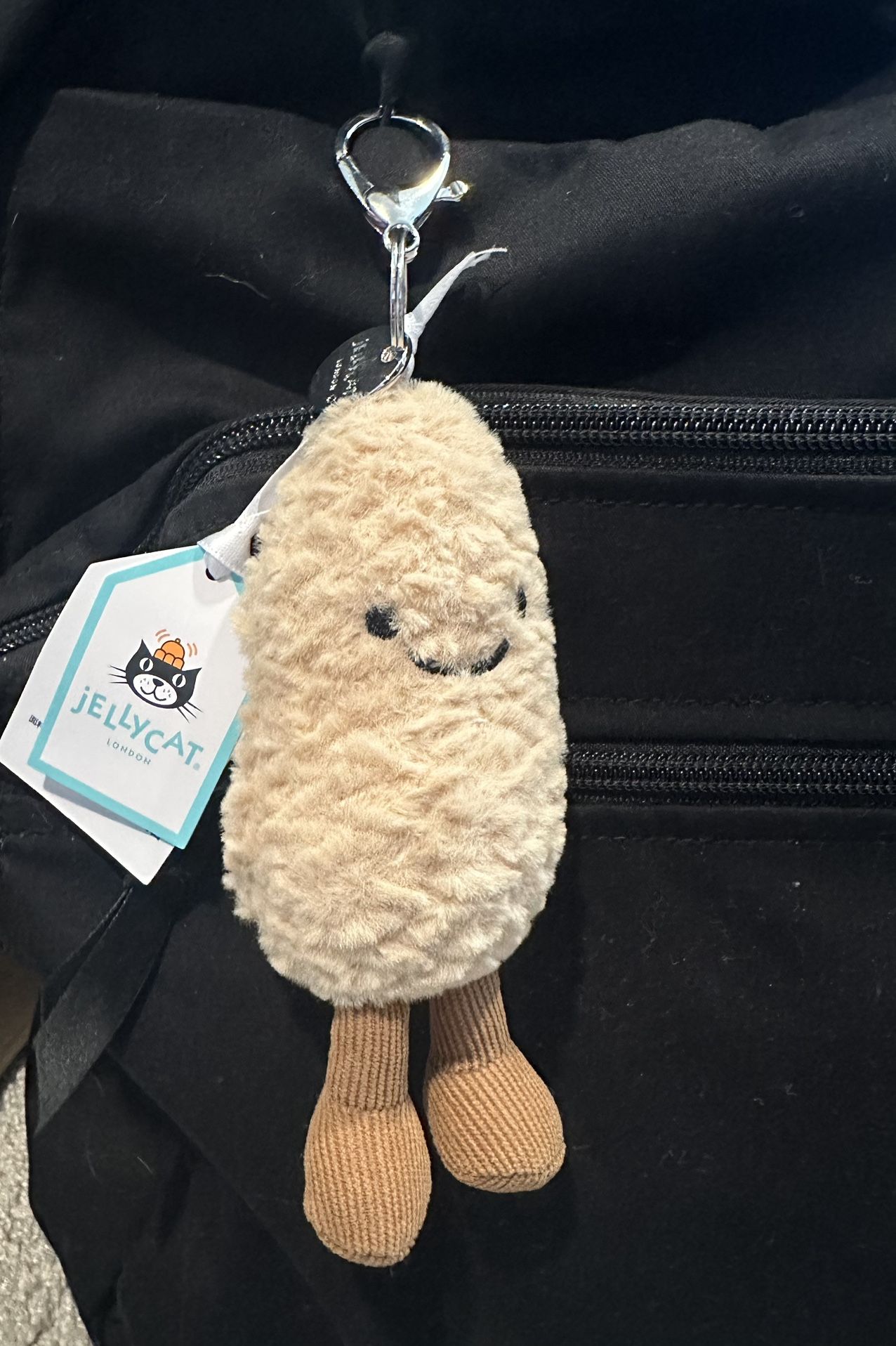 Jellycat peanut plush keychain 🥜