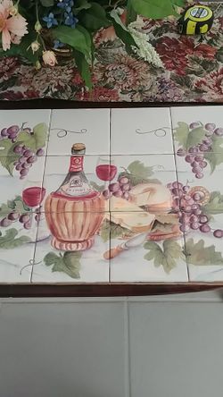 Italian hand painted ceramic.