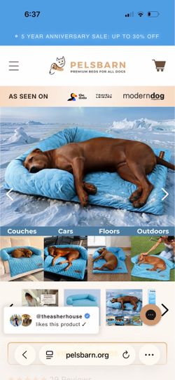 Pelsbarn Dog cooling bed XS/S New in package