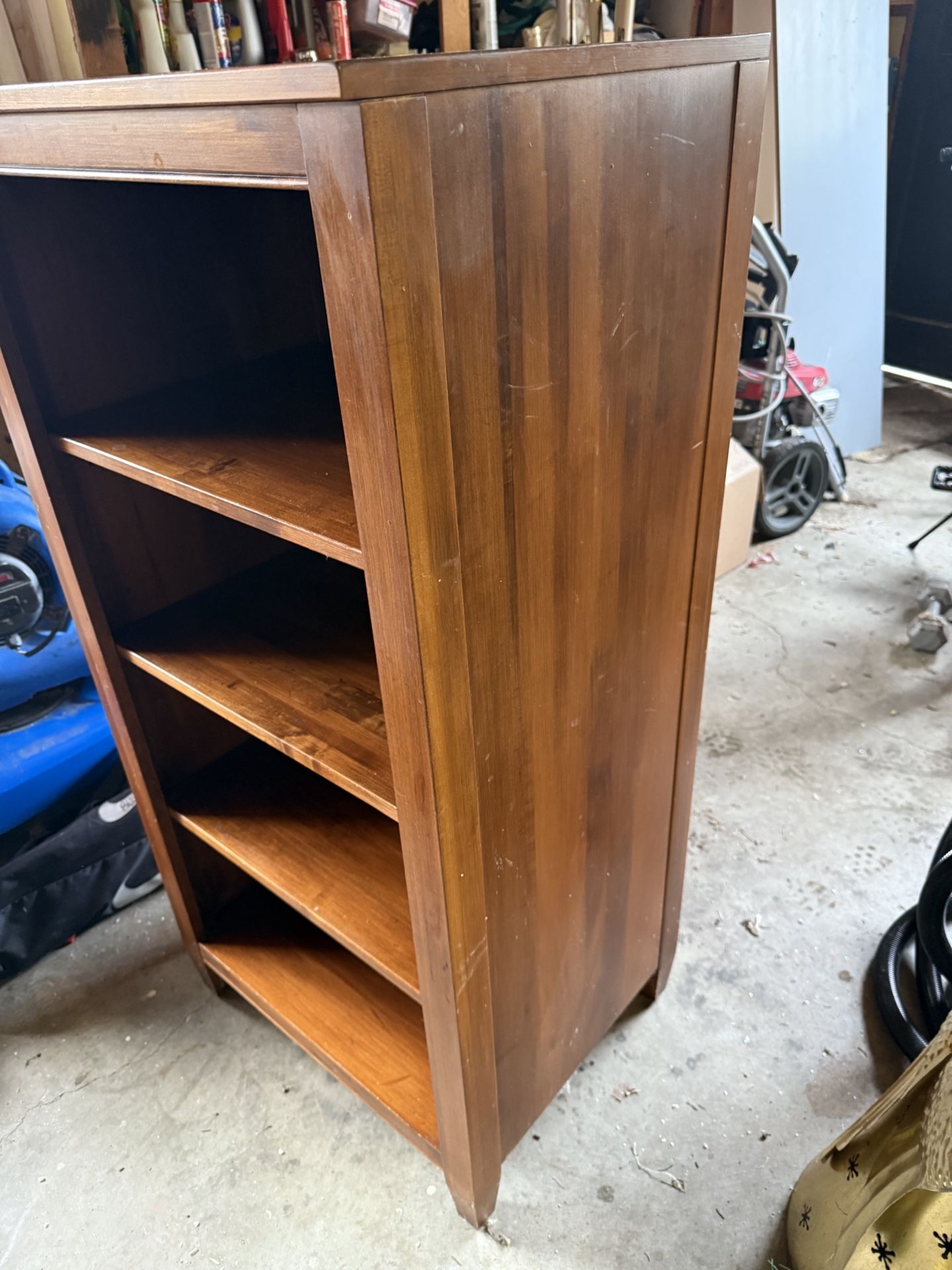 Cabinet With Matching Bookshelves