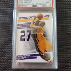 Lakers Kobe Bryant Graded Jersey Card