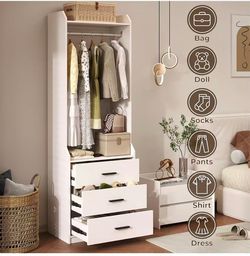 71’’ Wardrobe Closet