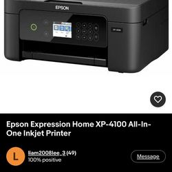 Epson XP4100 wireless pronter