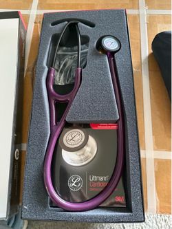 New stethoscope and blood pressure cuff