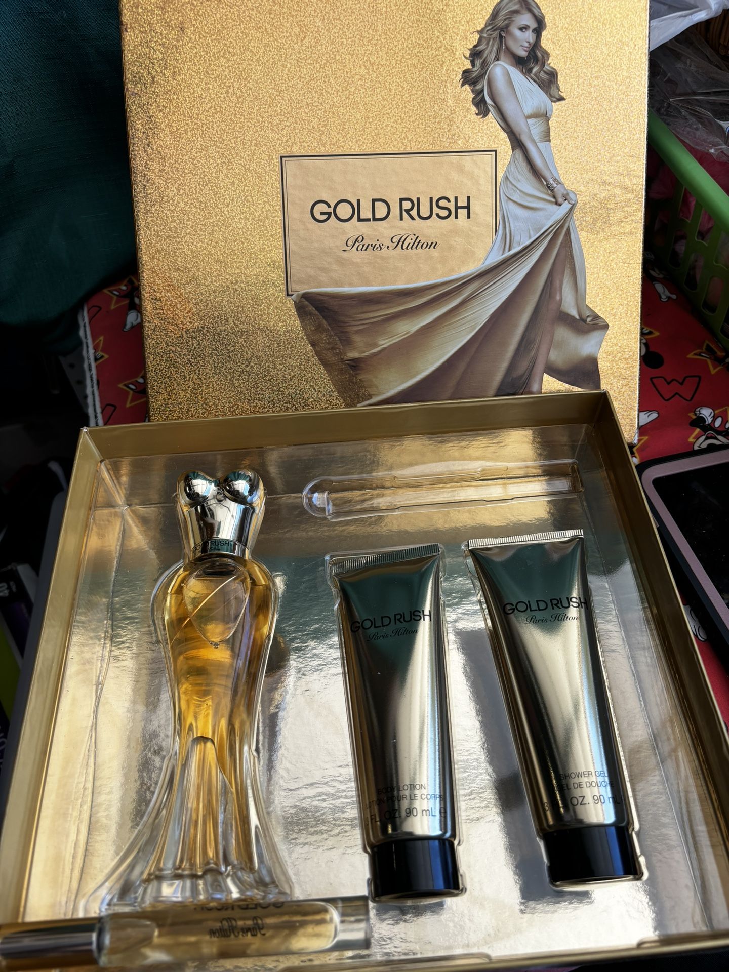 Gold Rush Paris Hilton Perfume Set