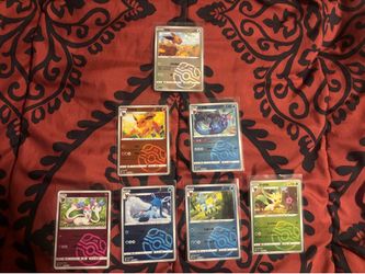 Pokémon Gem Pack Vol. 2 Master Ball Eeveelution Lot – 7 Cards