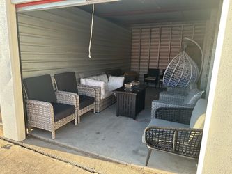 In-stock patio furniture with cushions (we finance and deliver)
