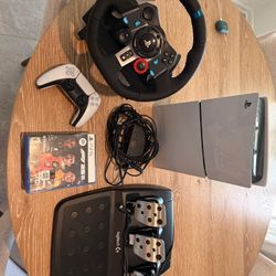 PS5 Console With Games and G29 Force 