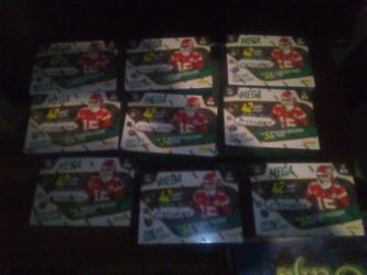 2025 panini prizm mega box NFL 9 NEW