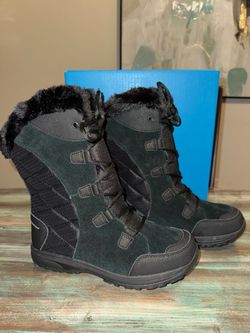 Brand New In Box Black Columbia Women’s Winter Waterproof Boots Size 8!