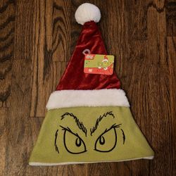 Grinch Christmas Santa Hat 