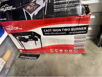 Cart iron two burner