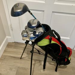 Youth Kids Golf Clubs Set New Grips!