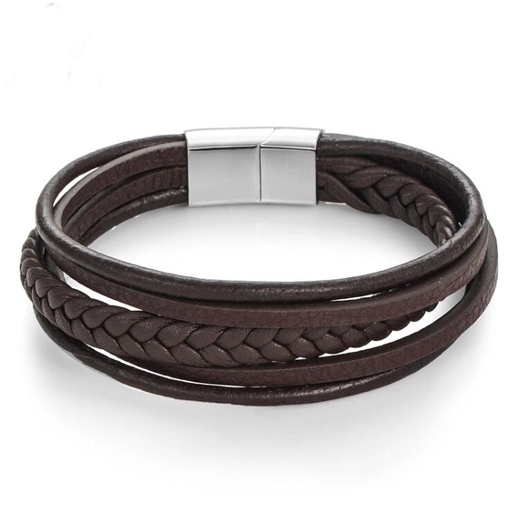 Brand new genuine leather bracelet for man