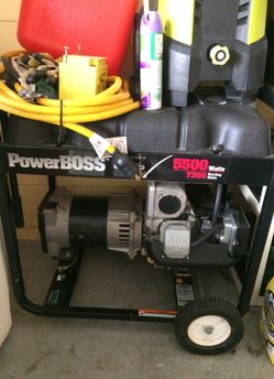 Generador power boss 5500 watts en perfectas condiciones.