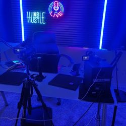 Glass Adjustable Desk for Sale – $125