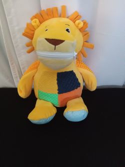 Animal Adventure Zippydude Multi-Sensory Fidget Friends Lion Plush