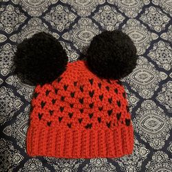 Hand Knit Baby Girl Hat