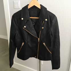 Blank NYC Leather Jacket Size Small