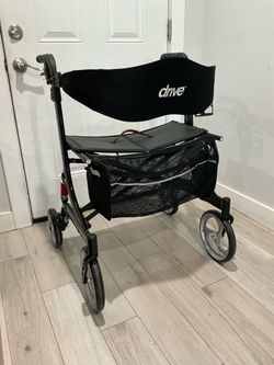 Nitro oversized 23” seat Four-Wheel Rollator Walker