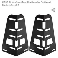 NIB Headboard, Black And Grey