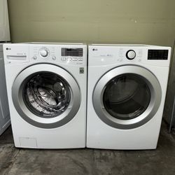 LG XL CAPACITY ELECTRIC WASHER & DRYER