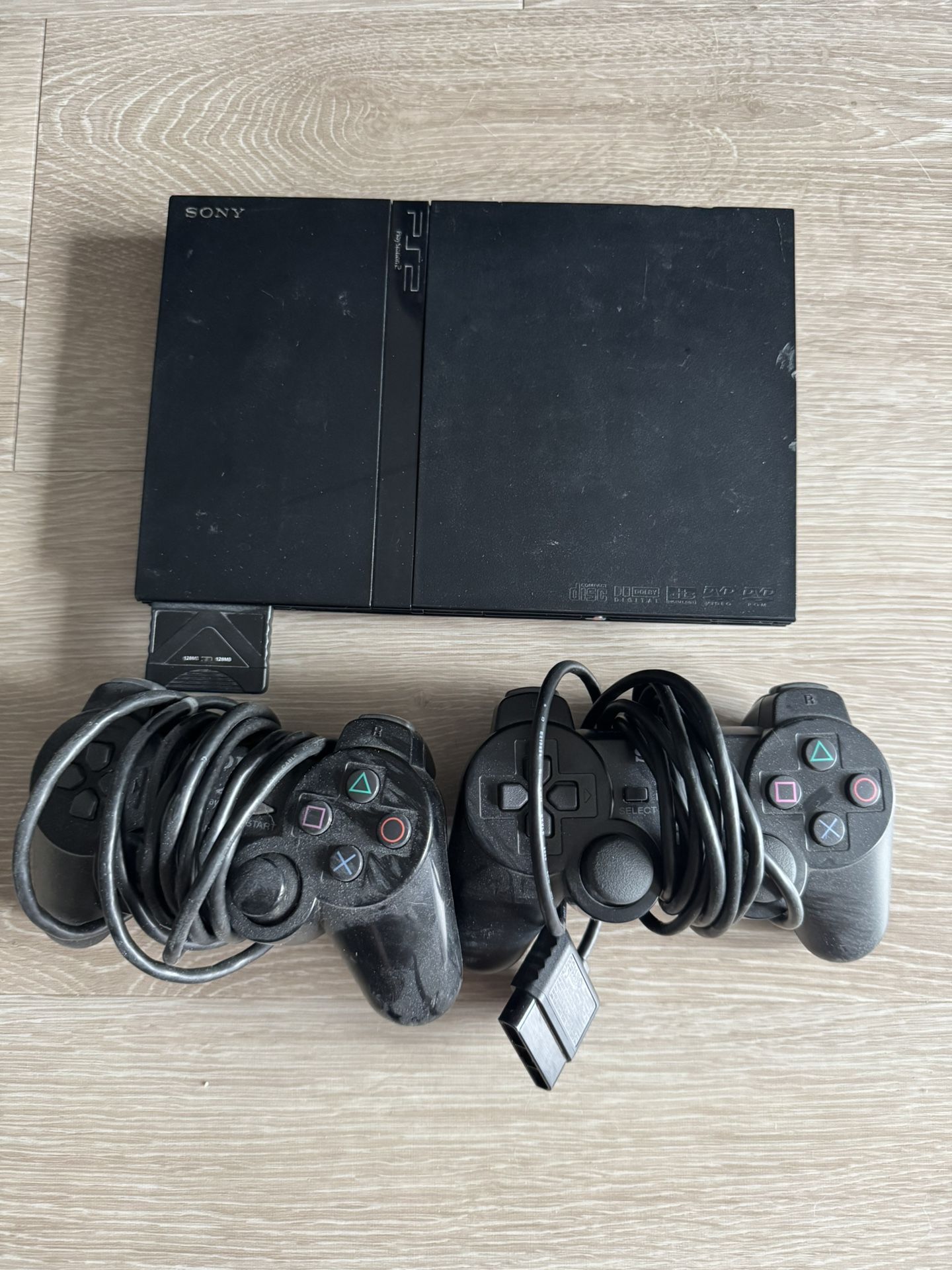 PS2 with games