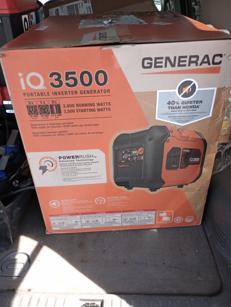 Generac iq3500 Generator