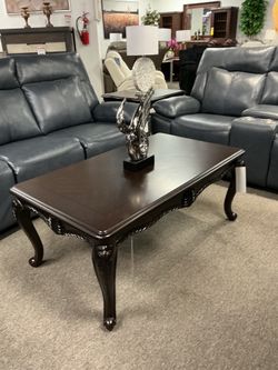 Dark Brown Coffee & 2 Endtables