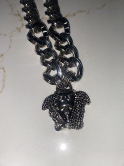Versace Necklace/ Medusa Pendant