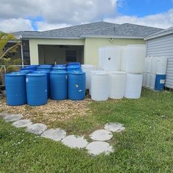 55 Gal     Plastic Tank 