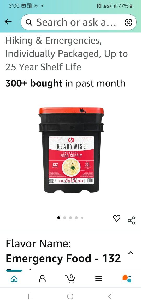 FOOD EMERGENCY SUPPLY