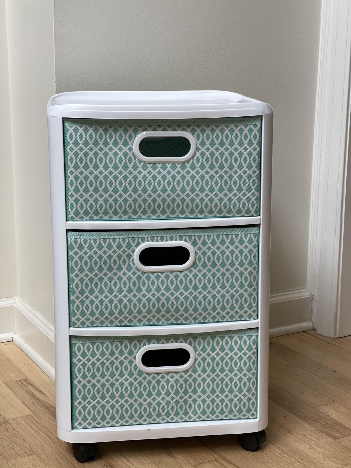 3-Drawer Rolling Storage Cart