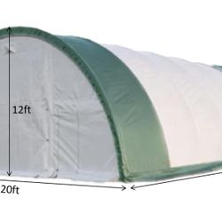 Gold Mountain Single Truss Arch Storage Shelter 