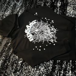 Black And White OG Sp5der Hoodie