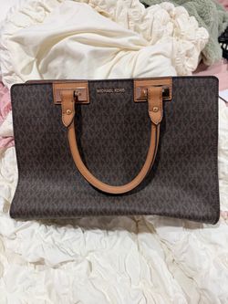 Michael Kors MK Signature Satchel Handbag