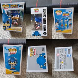 Funko Pop! Games: Sonic the Hedgehog - Sonic with Ring #283