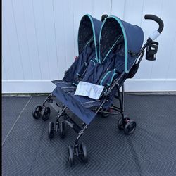 Stroller/ Double stroller/ side by side/ kids/ twins/ baby/ toddler/ travel/ New
