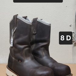 Thorogood Work Boot Size 8 D STEEL ROUND TOE 