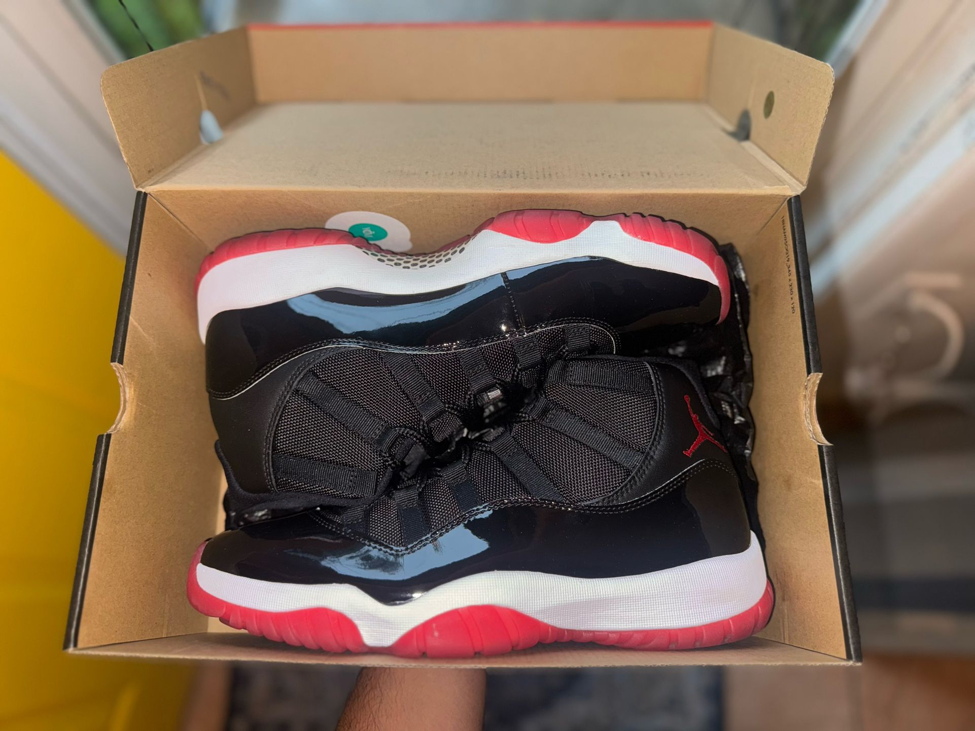 jordan 11 bred size 11.5 vnds worn 1x