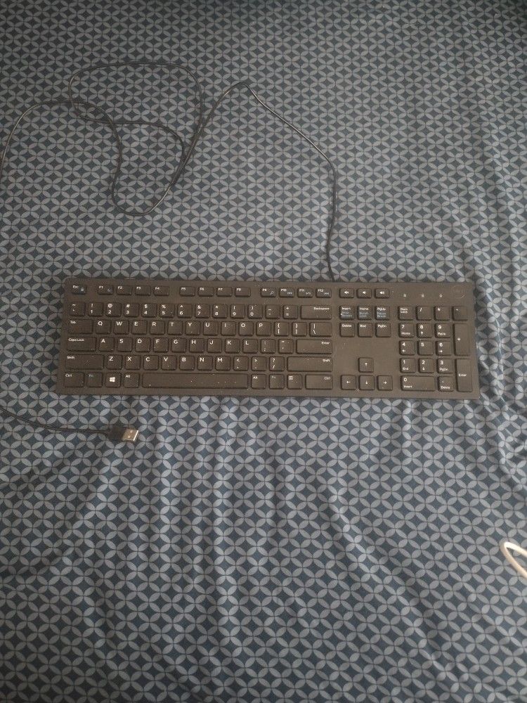 Black Dell computer quiet keyboard for sale!