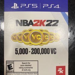200,000 NBA 2K VC CARD