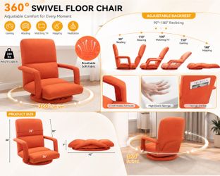 360° Swivel Floor Chair