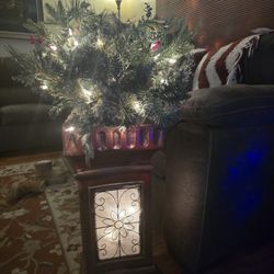 2- 36" Pre Lit Topiaries 