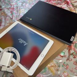 Apple iPad Air 2 & Lenovo Chromebook