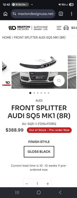 Audi sq5 & q5 maxton lip