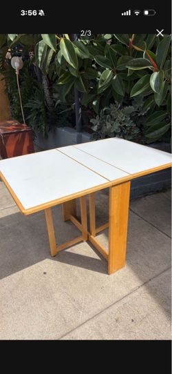 Antique folding dining table